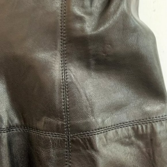 VARIAZIONI Genuine Leather Mini Dress - Picture 5 of 8